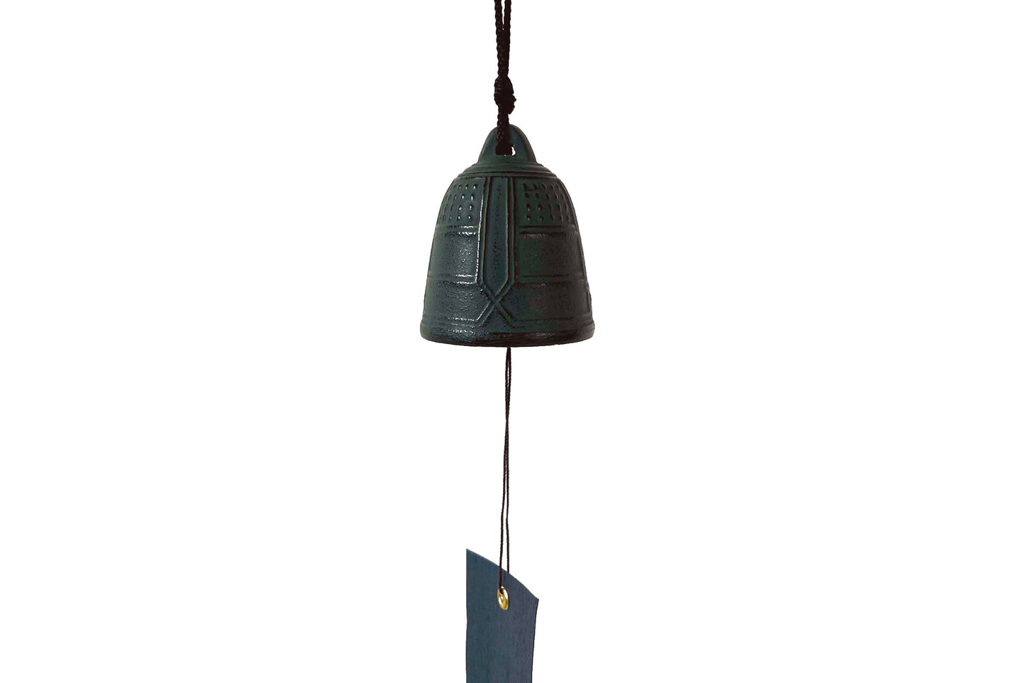 Wind chime bell (large) verdigris