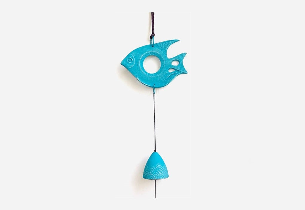 風鈴　熱帯魚　銀/トルコ青