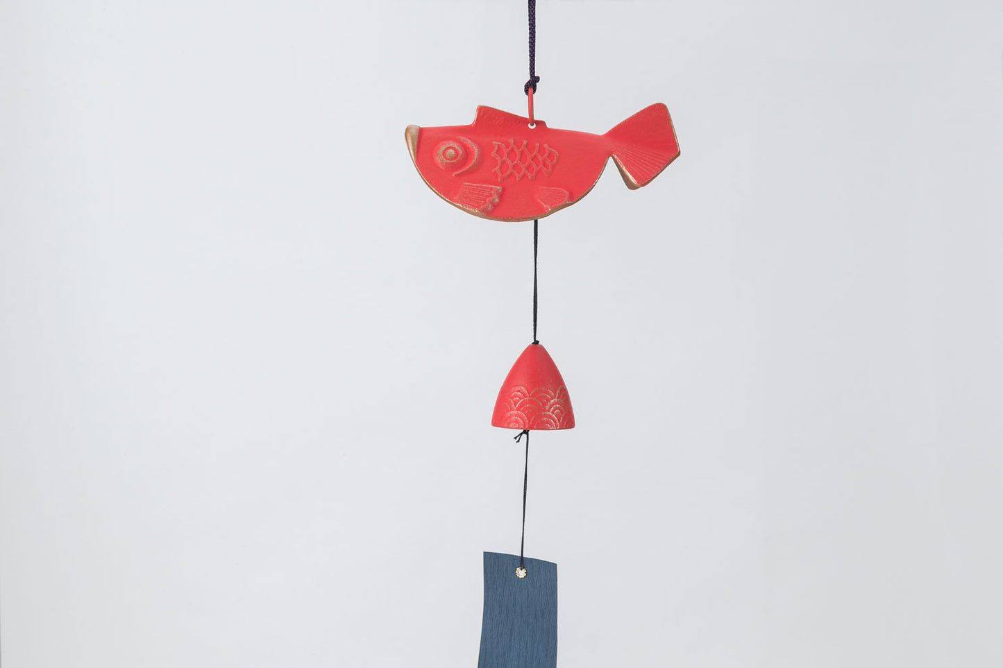 風鈴　金魚　金/赤