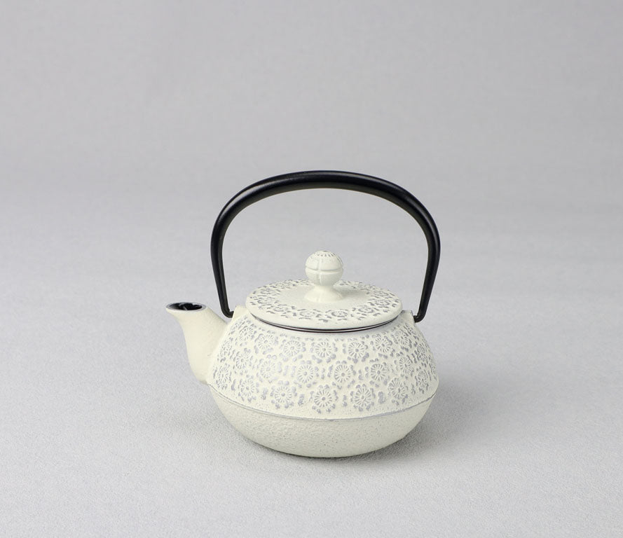 急須　3型桜　銀/麻色